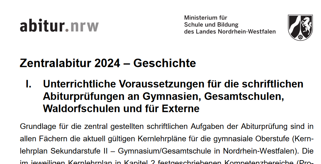 Abi 2024 GE NRW